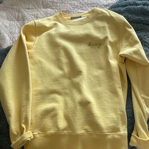 Brandy Melville Honey Crewneck
